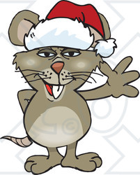Rat clipart christmas. Imagen of a cartoon