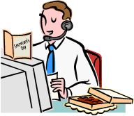 receptionist clipart clerical