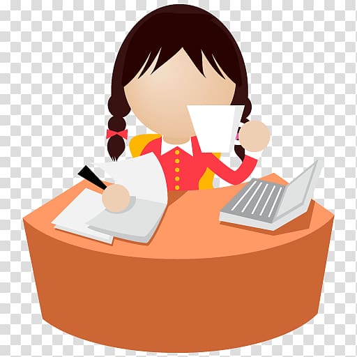 receptionist clipart female social worker