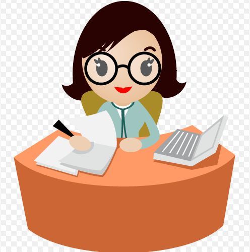 receptionist clipart health administration