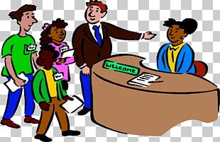 receptionist clipart information counter