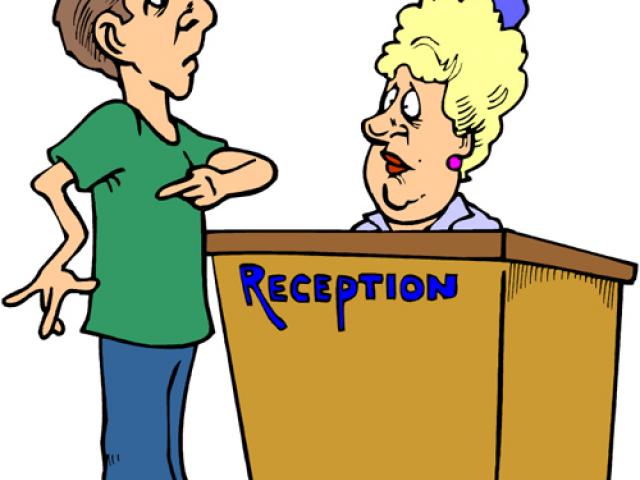 receptionist clipart medical receptionist