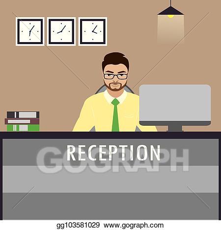 receptionist clipart person