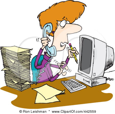 receptionist clipart personal assistant
