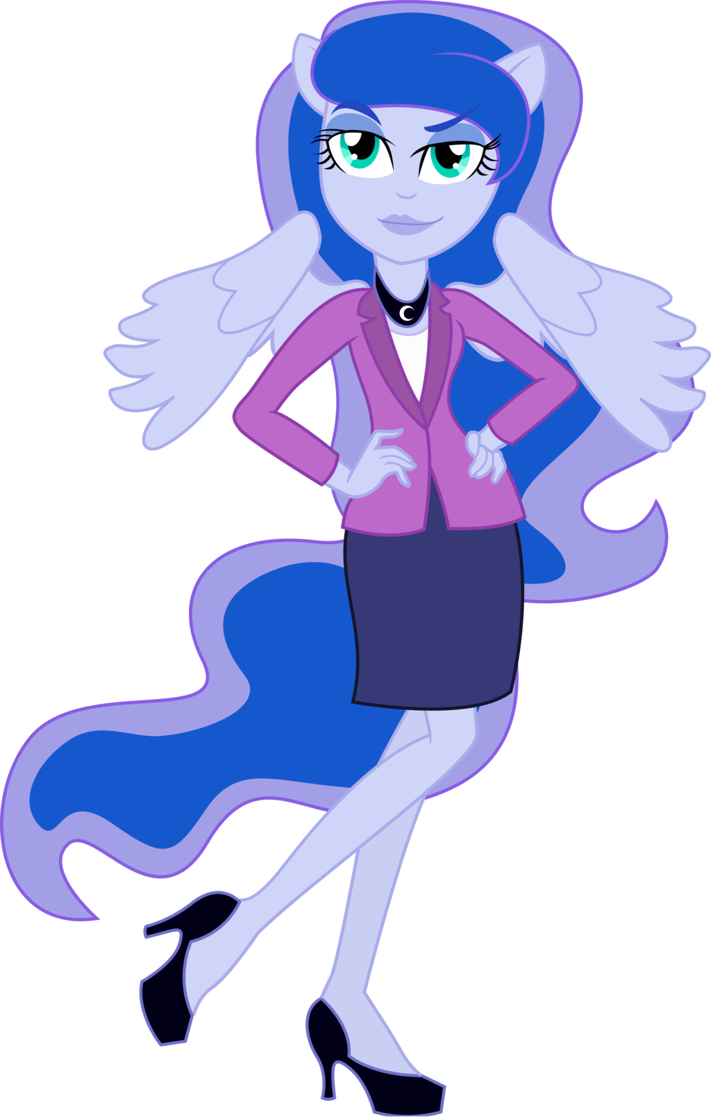 Working clipart vice principal. Luna wings ears by