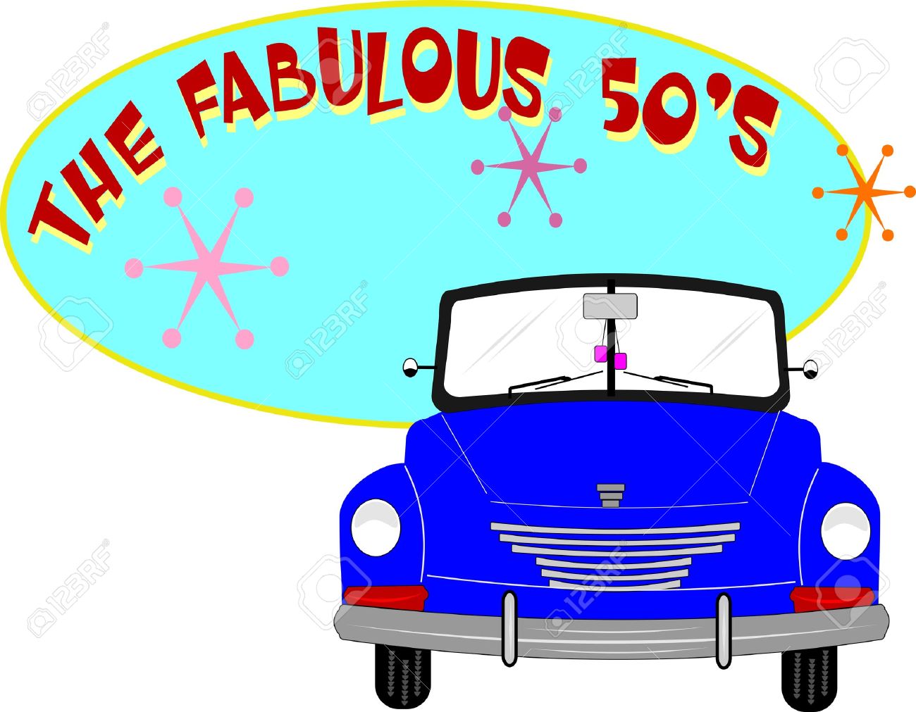 Record clipart 50's car. Free s download best
