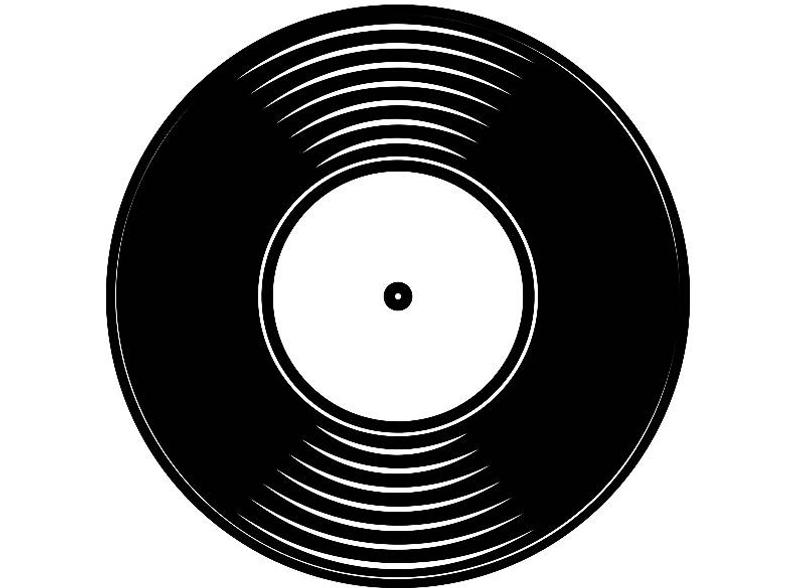 Record clipart album. Vinyl audio recording media