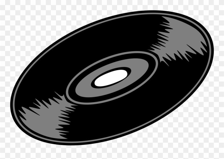 Phonograph album cover drawing. Record clipart lp record