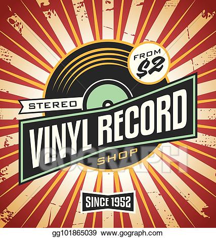 record clipart record store