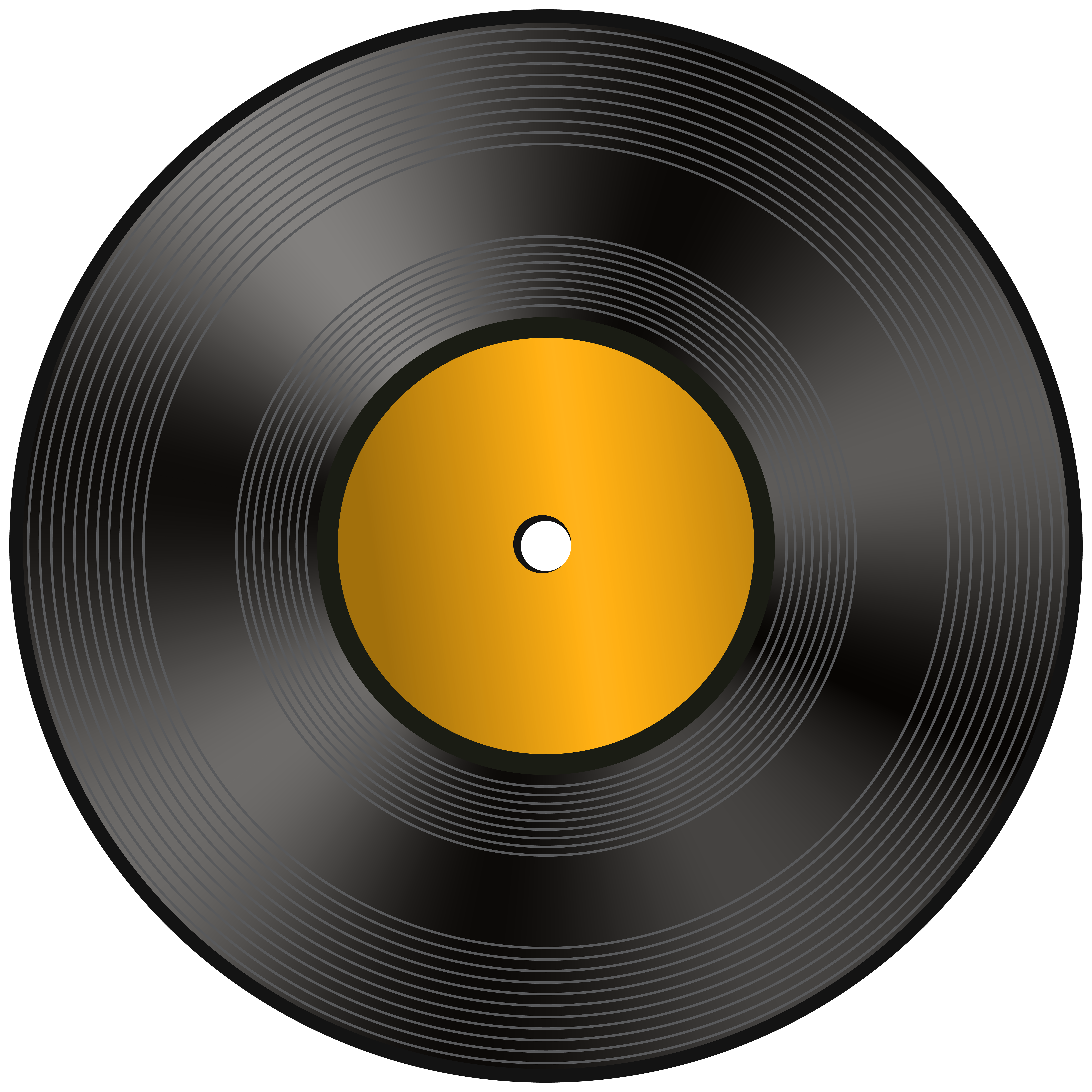 Record clipart silhouette vinyl. Png clip art image