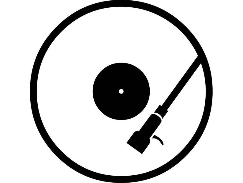 Record clipart turntable dj. Player disc jockey deejay