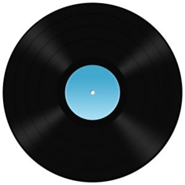 Gentes donorte vinyl records. Record clipart vector