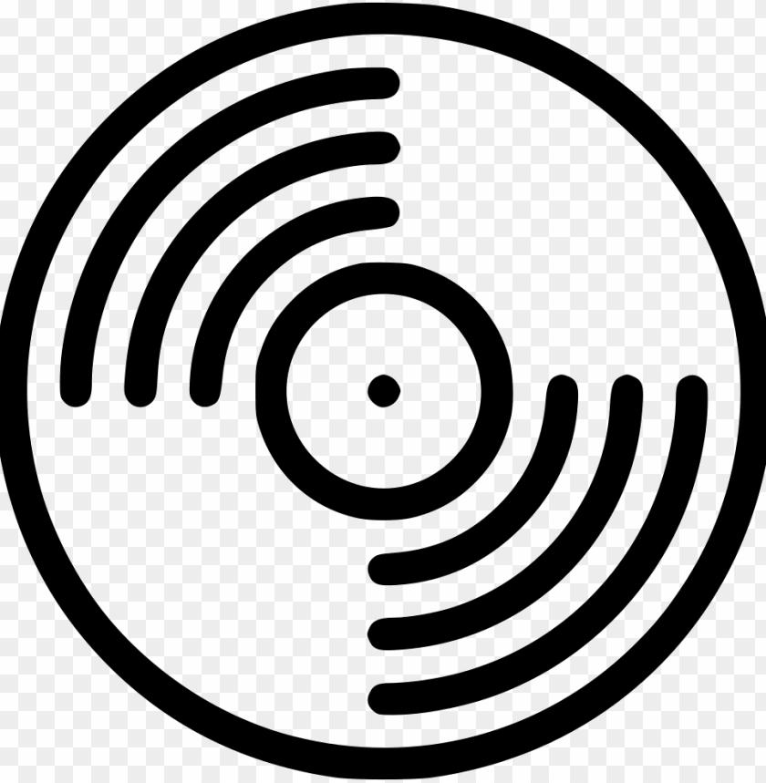 Record clipart vinyl record line. File png image with