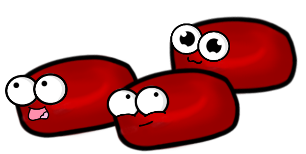 Red blood cells png.  cell library stock