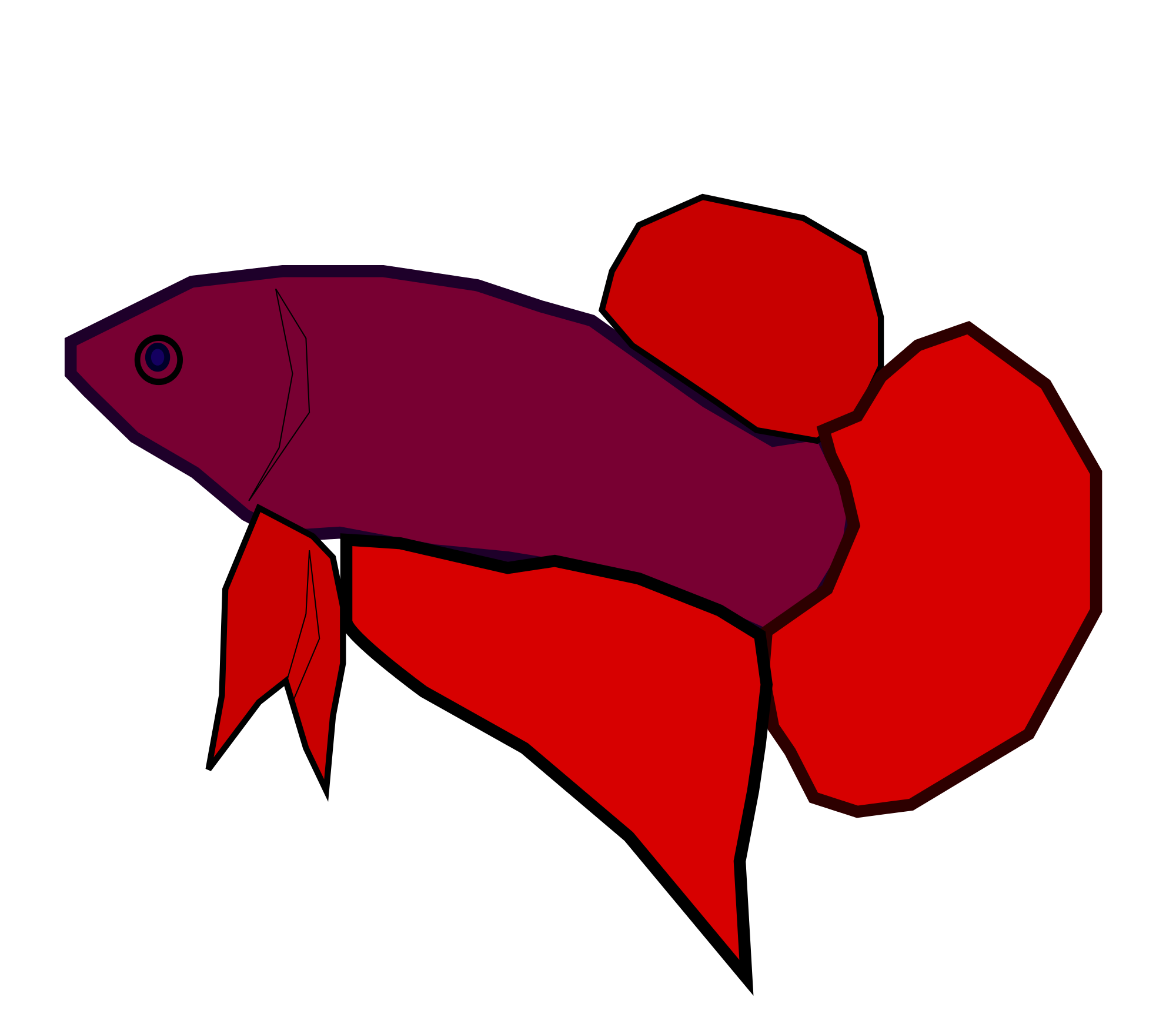 File splendens svg wikimedia. Red clipart betta fish