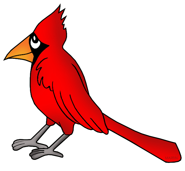 red clipart cardinal