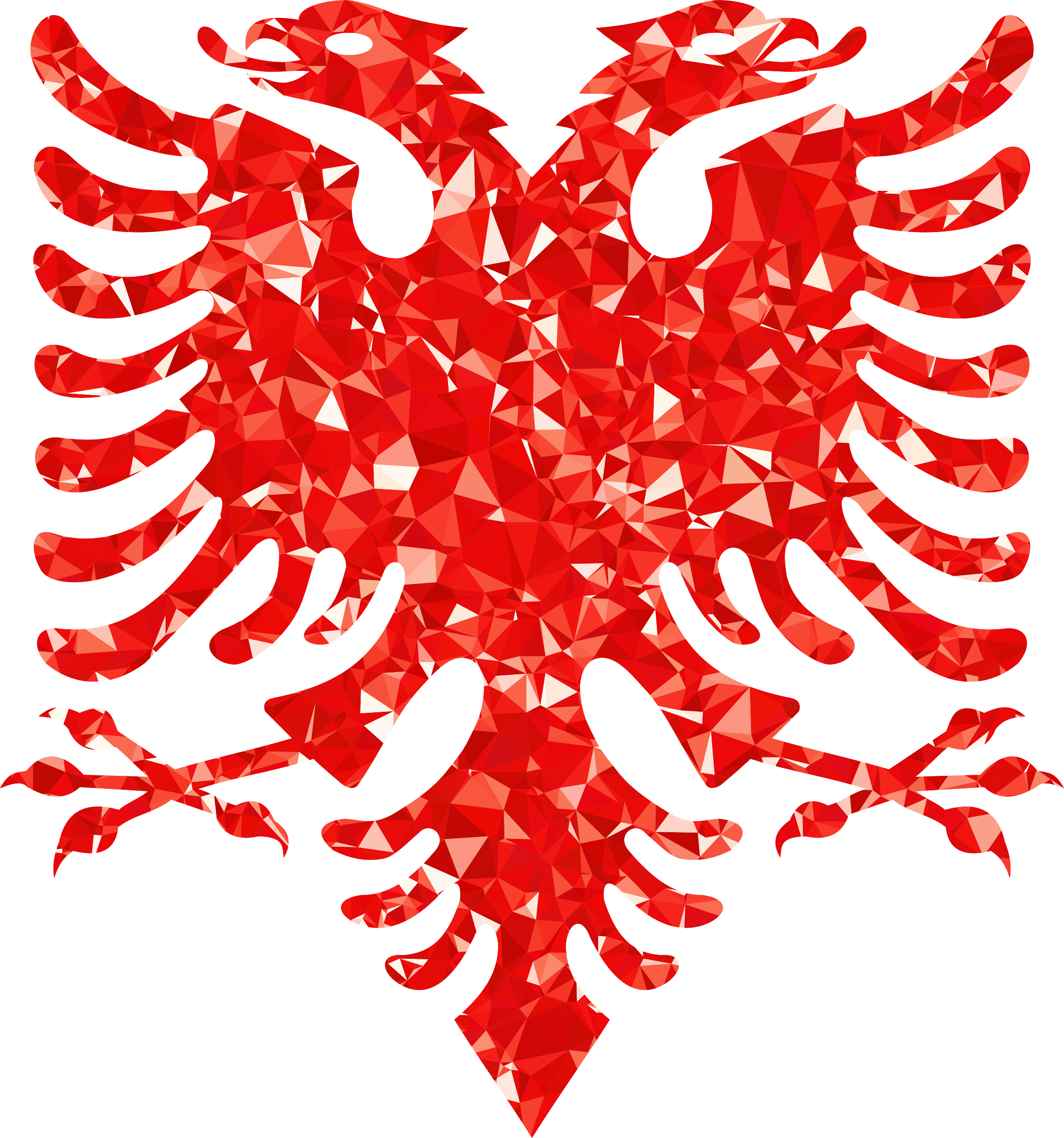 red clipart eagle