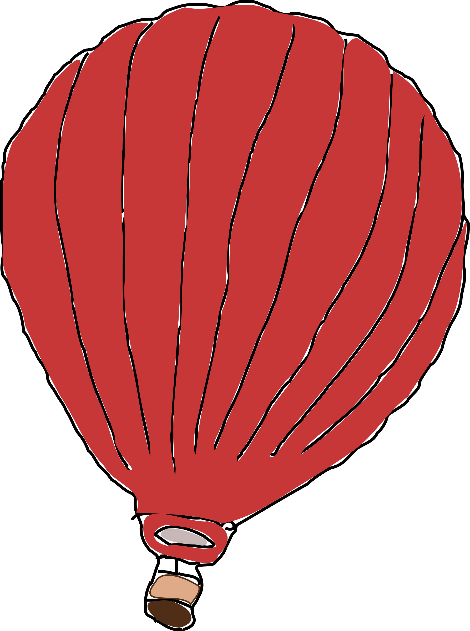 Big image png. Red clipart hot air balloon
