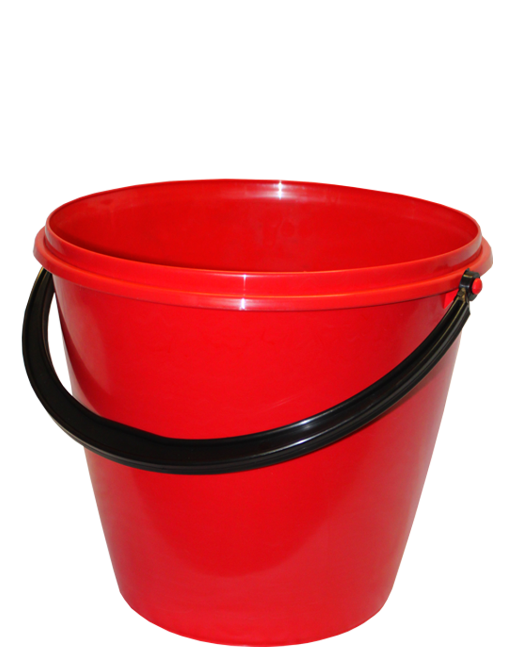 Plastic bucket png image. Red clipart pail