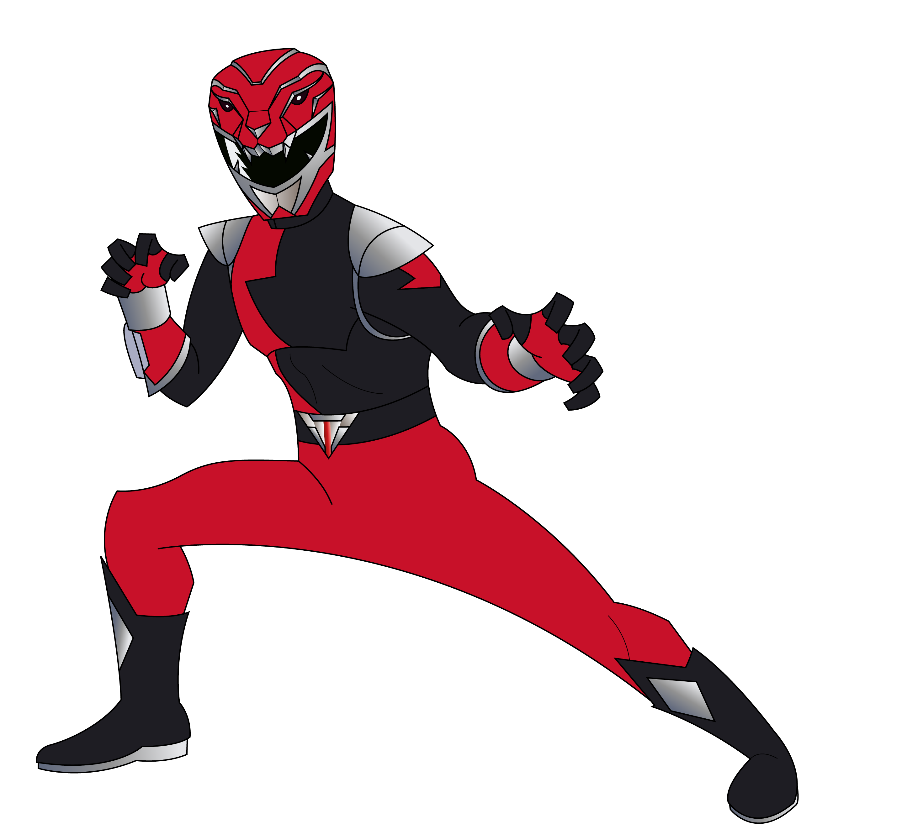 Hyperforce by riderb y. Red clipart power rangers