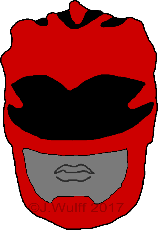 Red clipart power rangers. Ranger helmet by slayeroftears