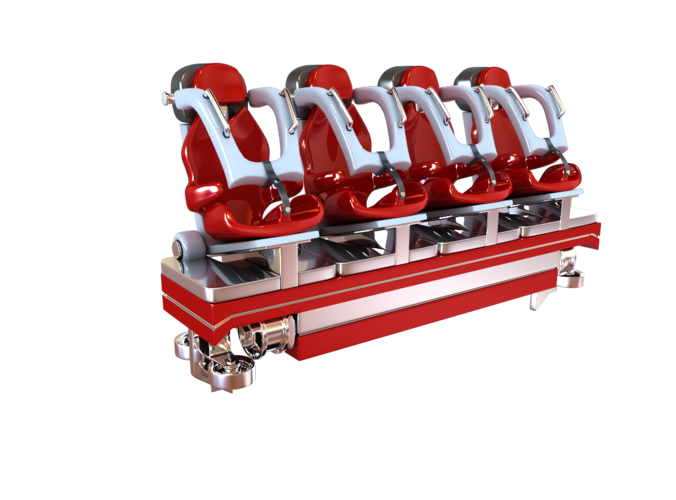 Red clipart roller coaster.  d asset realistic