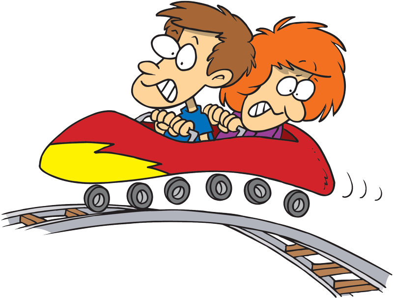 Rollercoaster clipart roller coaster. Train royalty free clip