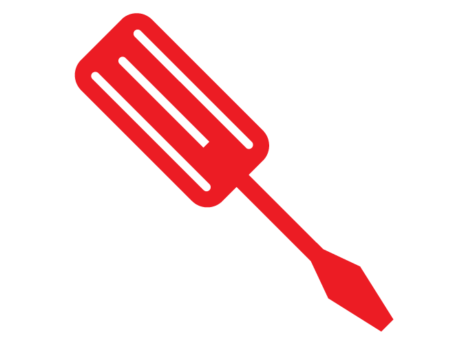red clipart spatula