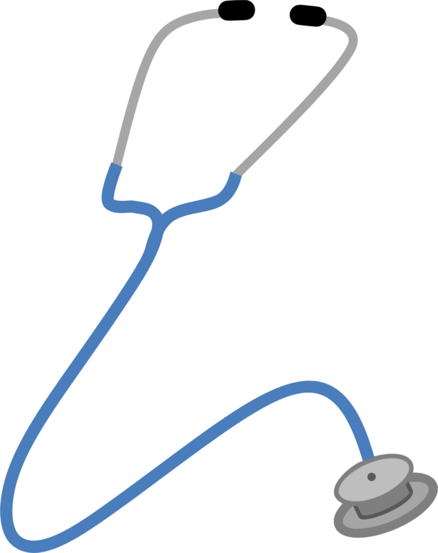 red clipart stethoscope