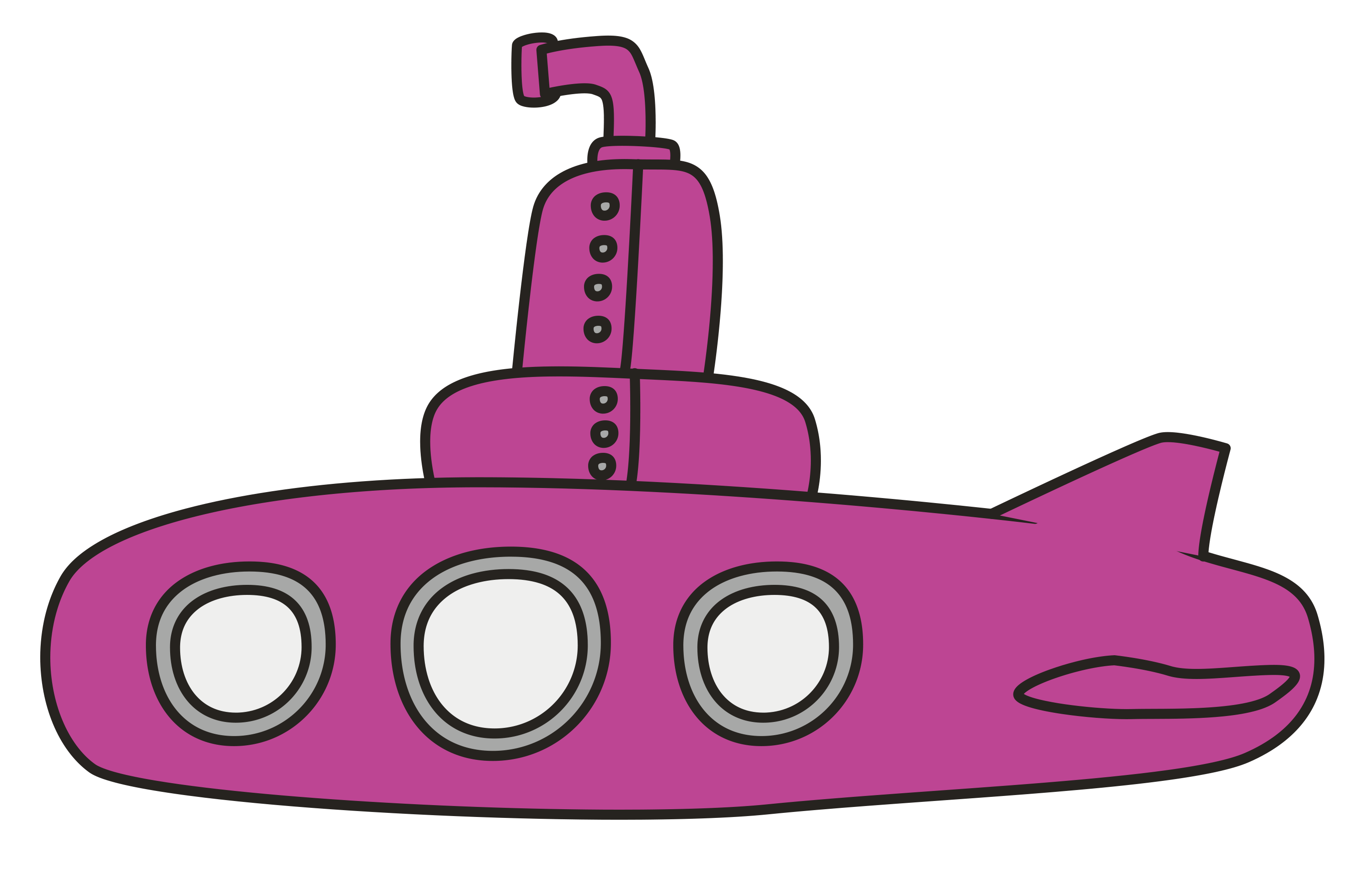 red clipart submarine