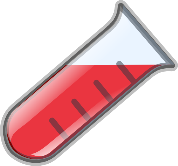 Red clipart test tube. Clip art at clker