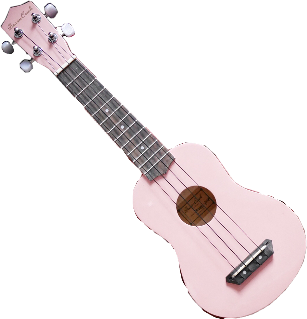 red clipart ukulele