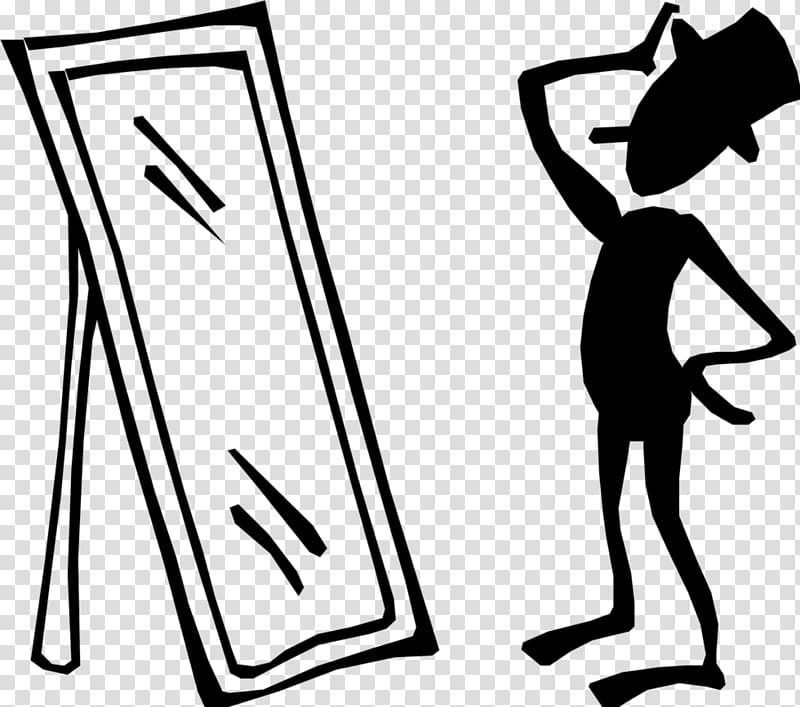 Reflection clipart abstract thinking. Mirror wedge but not