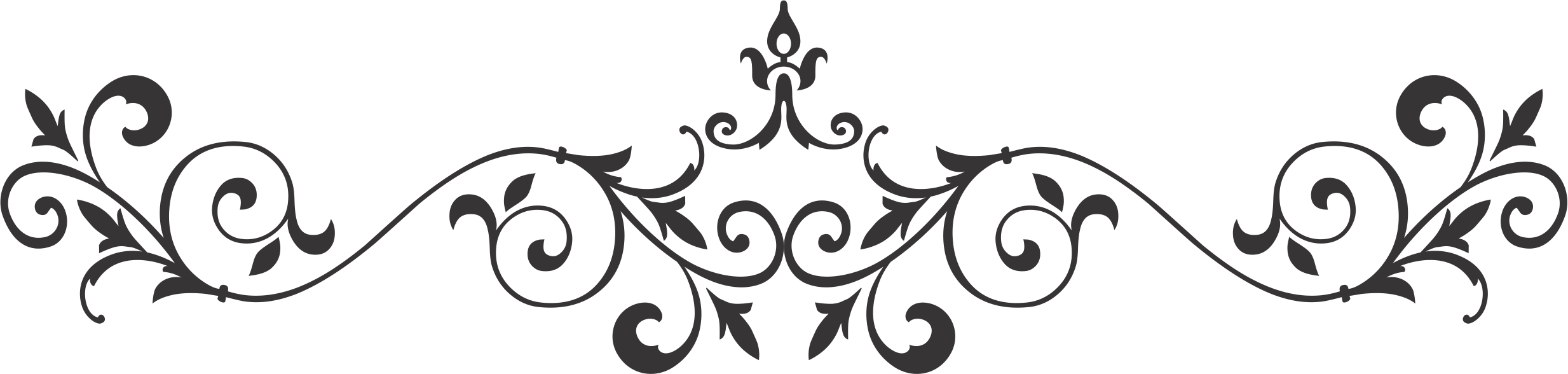 reflection clipart line divider