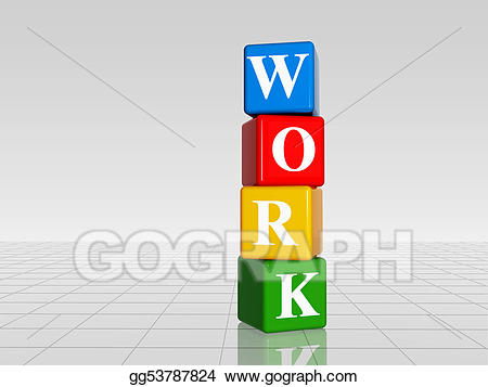 Stock illustration colour with. Reflection clipart work