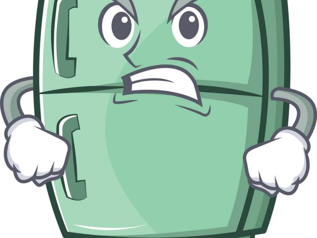 refrigerator clipart angry