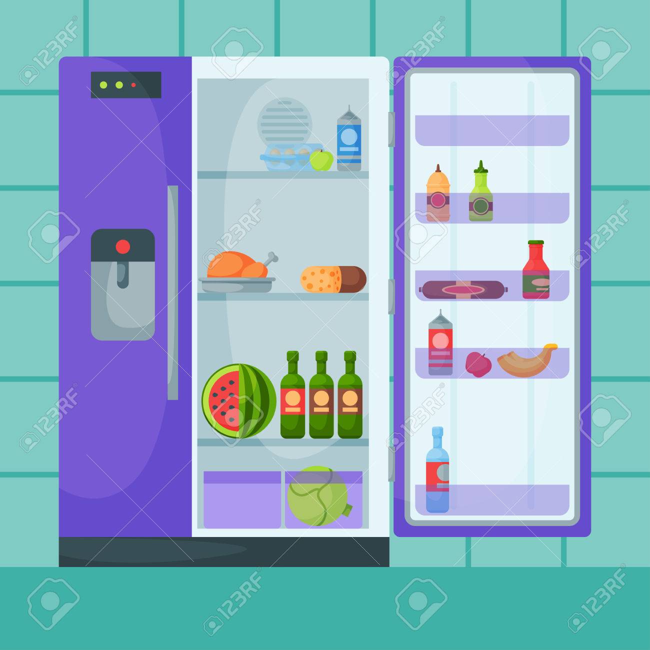refrigerator clipart cold fridge