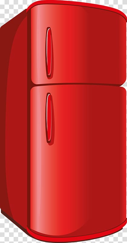 refrigerator clipart red