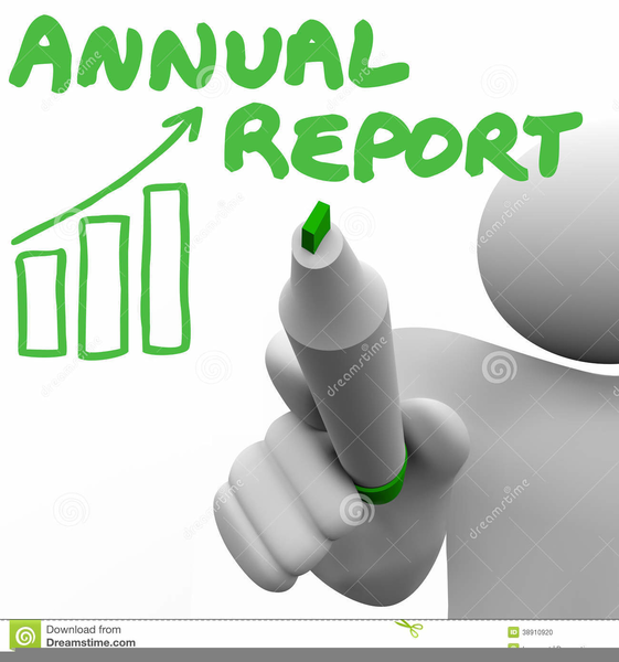 report clipart annual report