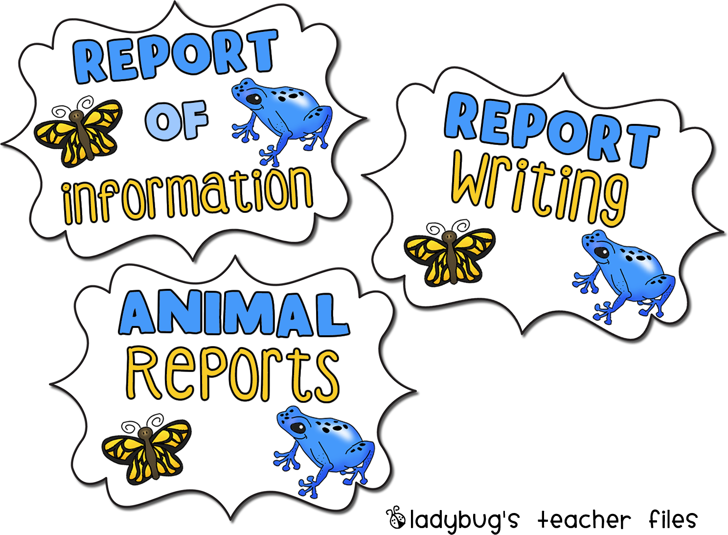 report clipart different