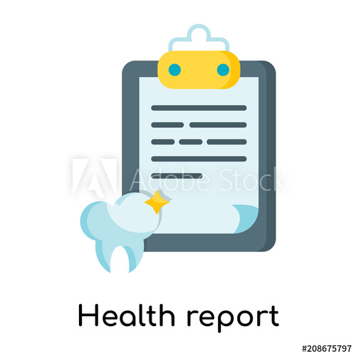 report clipart health report