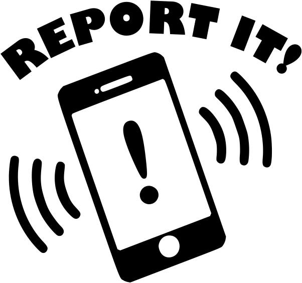 Icon text font technology. Report clipart incident report