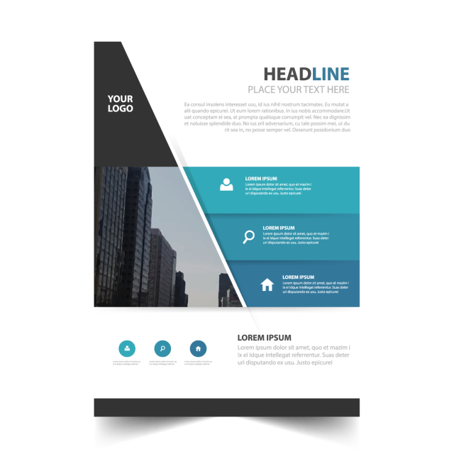 report clipart leaflet