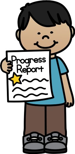 report clipart progress report