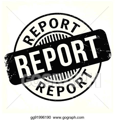 report clipart stamp