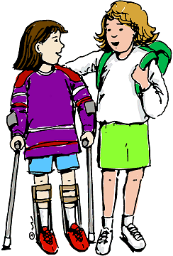 Responsibility clipart children's. Showing respect kid all