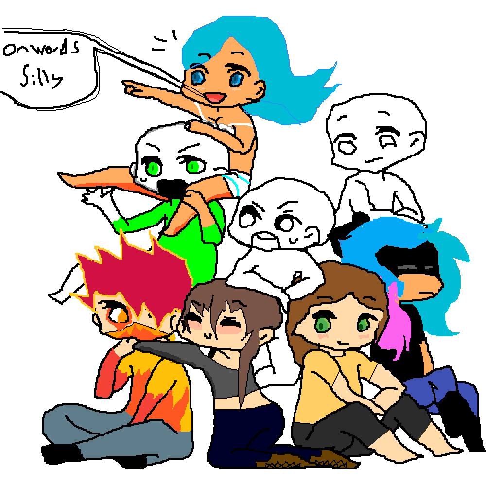 Pixilart add yourself or. Respect clipart child social