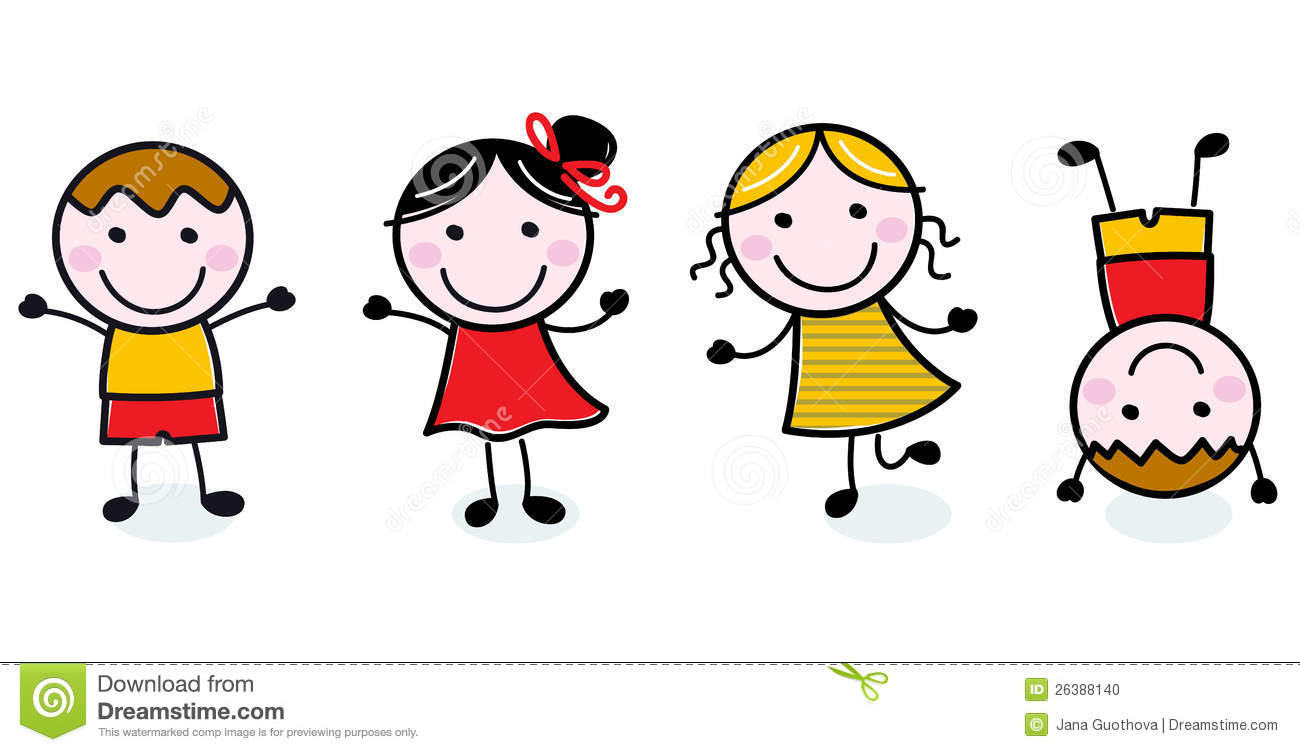 toddler clipart smiley kids