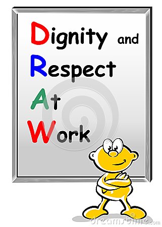 And at work panda. Respect clipart dignity