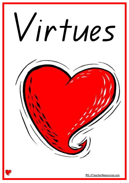 Respect clipart virtue.  virtues education words
